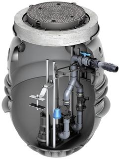 ACO Pumpstation Powerlift-P Abdeckung Klasse B, o. Aufs.st