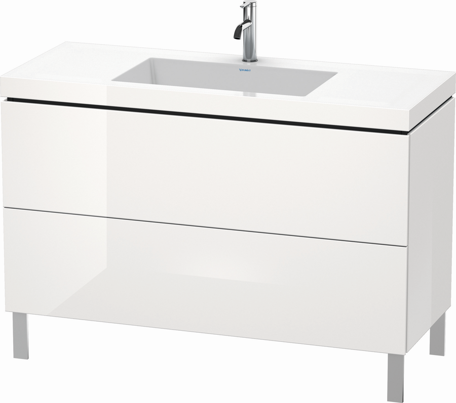 Artikelbild 1 des Artikels „DU WTU L-Cube m. Vero Air 698x1200x480mm 1 HL, 2 Auszüge, Weiß Hgl ES Ahorn “