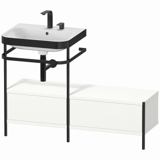DU MWT m.Metallkons.,HD2+,1SK r., 2 HL 850x1200x490mm,bst.,Weiß sdm. ES Ah. re