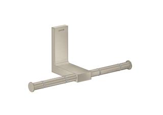 hansgrohe PRH Axor Uni. Rectangular doppelt, Wandmontage, brushed nickel
