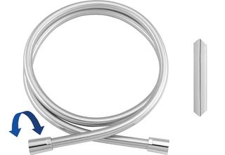 FRANK Brauseschlauch Astro Silver 2.00 m, 1/2 Drkonx1/2" Drehk. MS verchr.