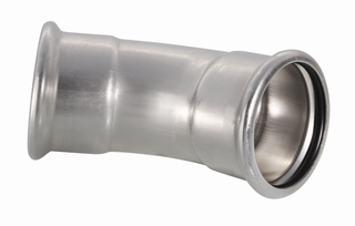 IBP Bogen PS5041XL B Press Inox 89mm, Edelstahl, 45Grad, I/I