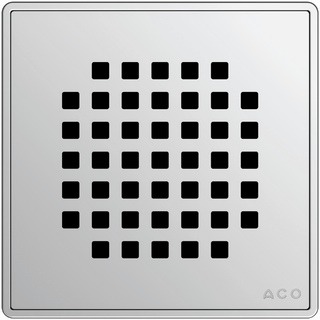 ACO Design-Rost Shower-Drain Quadrato 140x140mm, lose eingelegt