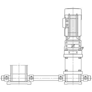 Grundfos Adapter PJE für CRN5-34SF DN 32 80 bar