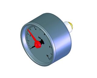 FL Manometer SP 10 bar, 1/4" hinterer Anschluss, zentrisch
