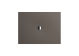 Kaldewei Duschwanne SCONA 908 75x80x2,3cm, Perl-Effekt, warm grey80