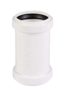 Ostendorf HT Doppelmuffe MM DN 50, weiß
