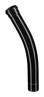 Ostendorf Bogenrohr PP DN/OD 125mmx3,1mm, 30Gr, R=1000, schwarz