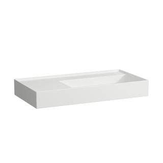 Laufen Aufsatzwaschtisch KARTELL 90x46cm, Ab li, o. ÜL, o. Hahnl., we. ma