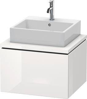 Duravit Waschtisch-Unterschrank L-Cube 62x54,7cm, we. hgl, f Konsole, 1 Auszug