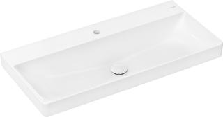 hansgrohe Waschtisch Xelu Q 1000x480mm, m Hahnl., o. ÜL, SC, weiß