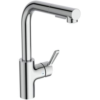 IS Spültisch-Einhebelmischer Ceralife A 220mm, h. L-Ausl., 2-Fkt.-Handbr., ch
