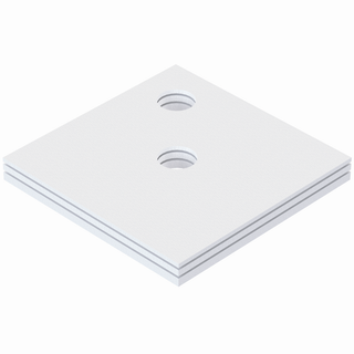 Schedel U-Bau-El. MULTISTAR PLAN Kes. 140x140x2/3/4cm, quadr., f waager. Abl.