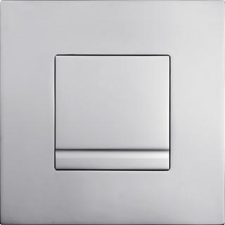 FORMAT Tec Urinal-Abdeckplatte Delos mattchrom, Kunststoff