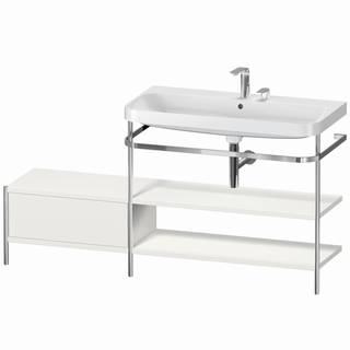 Duravit MWT-Kombi Happy D.2 Plus 160x49cm, 2 HL, No w m, seitl. Anb li