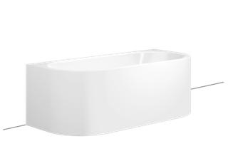Kaldewei BW Meister Centro Duo 2-1135 180x80cm, we P-E, 4040, Spez.-Ablaufg.