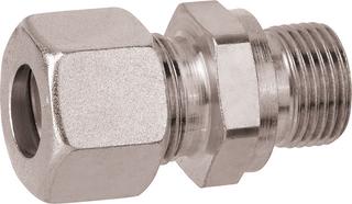 GOK Gerade-Einschraubverschrbg. Typ GERB RVS 8mmxAG G 3/8, Baur L, zyl, mi Ri T D
