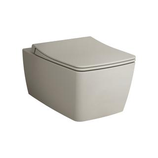 VitrA Wand-Tiefsp.-WC Metropole FL 2.0 36x56cm, 3/6 l, taupe matt