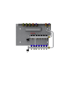 STIEBEL Heizkreisverteiler HKV-7, für 7 Heizkreise