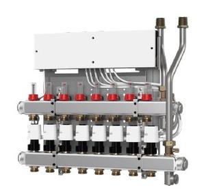 Danfoss Heizkreisverteiler Typ SGCi 9 Heizkreisen u. Icon Hauptregler 24V