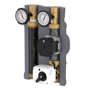Flamco Pumpengruppe Meiflow Cool S DN 25, G 1 IG, m Grun UPM3 (K) Hyb 25-70