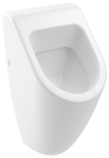 V&B Absaug-Urinal Subway Stone White C-plus, Zulauf verdeckt