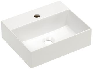 AQ 116 Keramikwaschtisch weiß inkl. Clou 350x420x130 inkl. Hahnlochbohrung