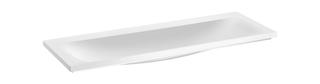 Keuco MG-WT Royal Reflex 130x3x49cm, weiß, ohne Hahnloch/Überlauf