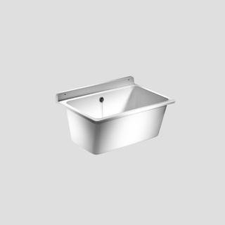 Sanit Waschtrog 61x45,5cm, weiß, mit Überlauf