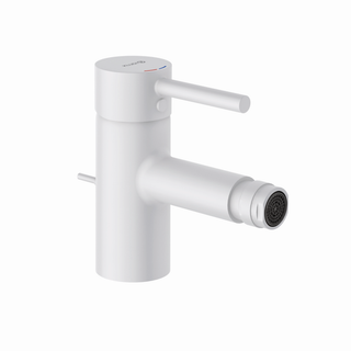 Kludi BOZZ Bidet-Einhebelmischer mit Ablaufgarnitur, mattweiß