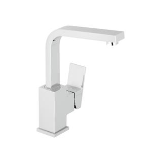 Herzbach WT-Einhebelmischer NeoCastell M, schwenkb. Ausl. u. Uni-Push-Abl., chr