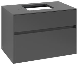 V&B Waschtischunterschrank Collaro 80x54,8x50cm, WT mi, LED 5,7 W, graph.