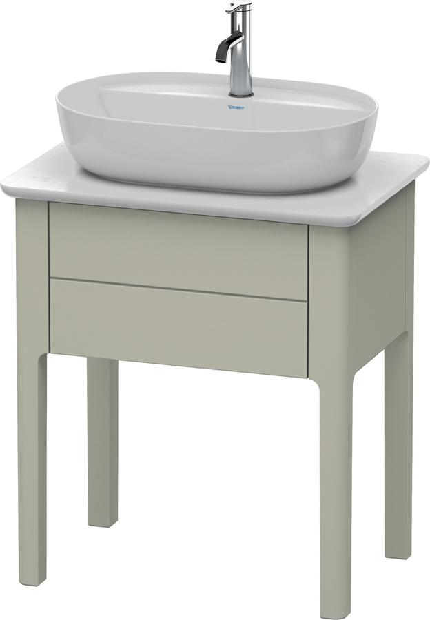 Artikelbild 1 des Artikels „Duravit Waschtisch-Unterschrank Luv 63,8x45x74,3cm, 1 AZ, steh., Tau s-matt Taupe Seidenmatt“