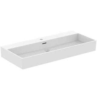 IS Waschtisch Extra 101,5x45x15cm, 1 HL, m Ü, gs, seidenw