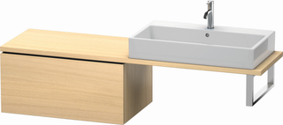 DU US für Konsole L-Cube 400x820x548mm 1 Auszug, Mediterrane Eiche ES Ahorn