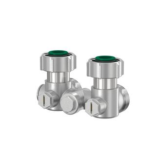 Flamco Einr.-HB 1-P EXCLUSIV USiv E2/50 G 3/4 AG EKxG 3/4 IG, Eck, m Konusteilen