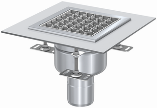 ACO Parkdeckablauf DN70/ M125/ V2A