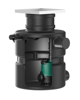Wilo Schmutzwasserhebeanl. DrainLift Box 32/11HD E, Unterflur, mit Pumpe