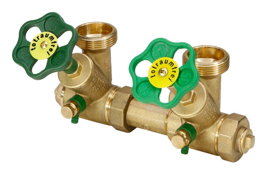 Artikelbild 1 des Artikels „Schlösser ATV-Verteiler 2-fach, DN 25, G 1x1 1/2, ohne Rinne 2-fach | DN 25, G 1 x 1 1/2“