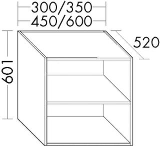 Burgbad Unterschrank Diago 60x60,1x52cm, Sand Matt