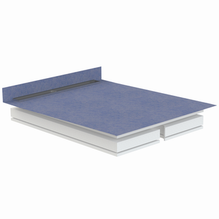Schedel Duschelement MULTISTAR-LINE TECE 90x150cm, 2tg, eins. Gefä., m Wandanbin.