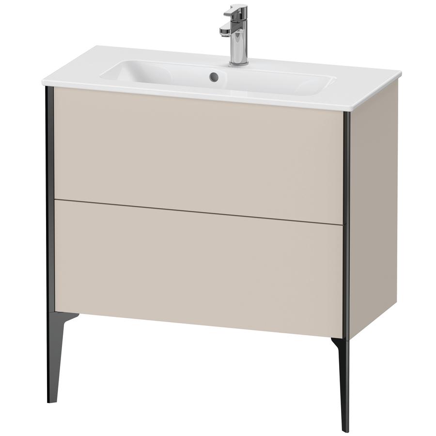 Artikelbild 1 des Artikels „Duravit WT-Unterschrank XViu Compact 81x39x59,4cm, T matt, 2 AZ, steh., sw m 81 x 39 x 59,4 cm | taupe supermatt“