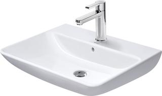 Duravit Waschtisch Me by Starck 65x49cm, we WG, m 3 HL, m ÜL, m HLB