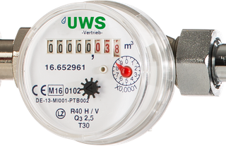 UWS Kaltwasserzähler 30 GradC, 3/4"