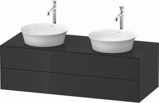 Duravit WT-Unterschrank White Tulip 130x55cm, 2 La, gra g, E Mit/m Be