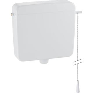 GE AP127 AP-Spülkasten, 1-Mengen-Sp. hochh. WA li/re, mit Kettenzug