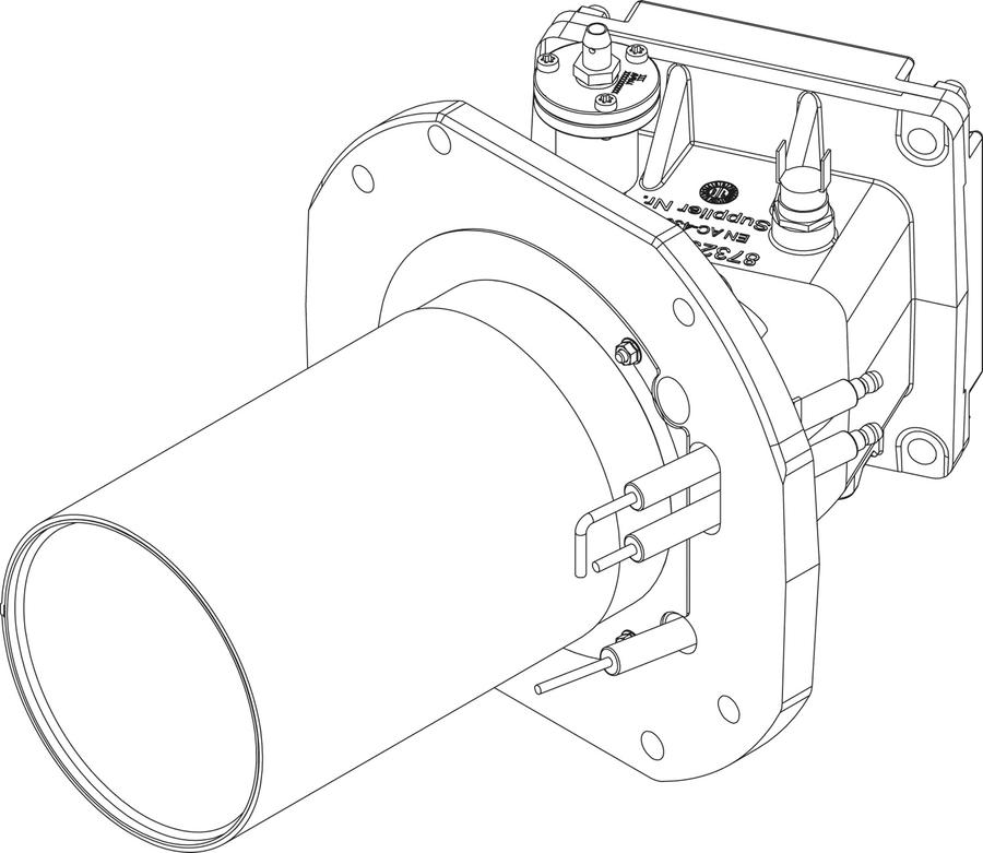 Artikelbild 1 des Artikels „BOSCH Ersatzteil TTNR: 8738805223 Brennereinheit 75 & 100 kW everp “