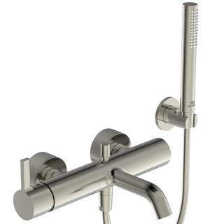 IS Wannen-Einhebelmischer Joy AP, Ausl. 207mm, m Br.-Set, silver storm