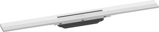 hansgrohe RainDrain Flex Duschrinne 700mm, mattweiß, Fertigset, kürzbar