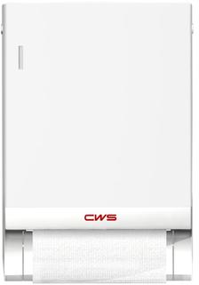 CWS Handtuchsp. ParadiseLine Dry Slim 485x331,5x256,9mm, KS, mit Panel, weiß